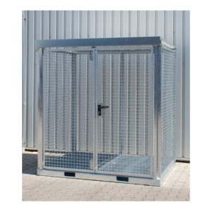 Bauer Südlohn Gasflaschen-Container GFC-E/G M2, feuerverzinkt Bauer Südlohn Gasflaschen-Container GFC-E/G M2, feuerverzinkt