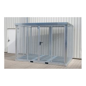 Bauer Südlohn Gasflaschen-Container GFC-E/G M5, feuerverzinkt Bauer Südlohn Gasflaschen-Container GFC-E/G M5, feuerverzinkt