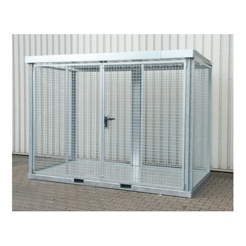 Bauer Südlohn Gasflaschen-Container GFC-E/T M4, feuerverzinkt