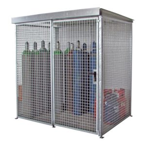 Bauer Südlohn Gasflaschen-Container GFC-M2/D, feuerverzinkt