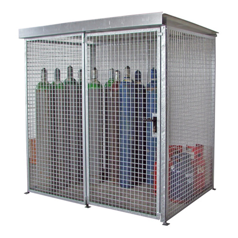 Bauer Südlohn Gasflaschen-Container GFC-M2/D, feuerverzinkt