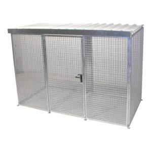 Bauer Südlohn Gasflaschen-Container GFC-M4/D, feuerverzinkt