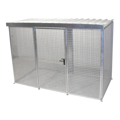 Bauer Südlohn Gasflaschen-Container GFC-M4/D, feuerverzinkt