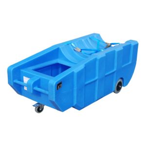 Bauer Südlohn GREEN-LINE Fahrbare PE-Auffangwanne WPT 230, aus robustem Polyethylen, Blau Bauer Südlohn GREEN-LINE Fahrbare PE-Auffangwanne WPT 230, aus robustem Polyethylen, Blau