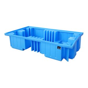 Bauer Südlohn GREEN-LINE PE-Auffangwanne WP 2/11, aus robustem Polyethylen, Blau Bauer Südlohn GREEN-LINE PE-Auffangwanne WP 2/11, aus robustem Polyethylen, Blau