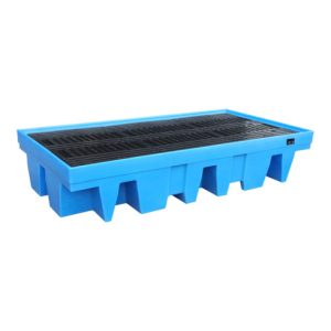 Bauer Südlohn GREEN-LINE PE-Auffangwanne WP-PE 2/11, aus robustem Polyethylen, Blau Bauer Südlohn GREEN-LINE PE-Auffangwanne WP-PE 2/11, aus robustem Polyethylen, Blau