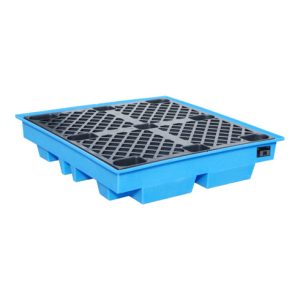 Bauer Südlohn GREEN-LINE PE-Auffangwanne WP-PE 4/2, aus robustem Polyethylen, Blau Bauer Südlohn GREEN-LINE PE-Auffangwanne WP-PE 4/2, aus robustem Polyethylen, Blau
