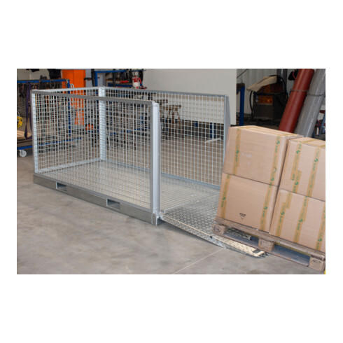 Bauer Südlohn Material-Transport-Palette MTP 2000, feuerverzinkt