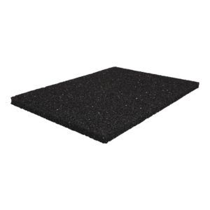 Bautenschutzmatte B.1,25m L.10m D.6mm schwarz Granulatgummi Bautenschutzmatte B.1,25m L.10m D.6mm schwarz Granulatgummi