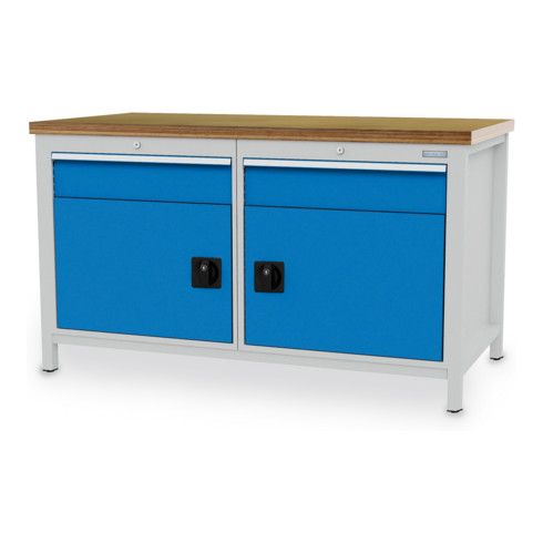 Bedrunka+Hirth Kastenwerkbank R 24-24 mit 2 Schubladen BxTxH 1500x750x959 mm