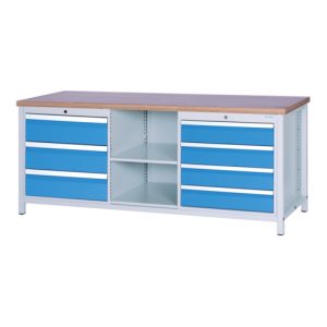 Bedrunka+Hirth Kastenwerkbank 2000 mit 6 Schubladen Bedrunka+Hirth Kastenwerkbank 2000 mit 6 Schubladen