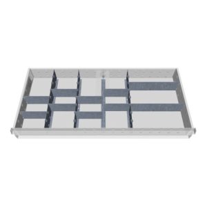 Bedrunka+Hirth Schubladeneinsatz Serie T500-9 Mittelfachschienen mit 10 Trennwänden Bedrunka+Hirth Schubladeneinsatz Serie T500-9 Mittelfachschienen mit 10 Trennwänden