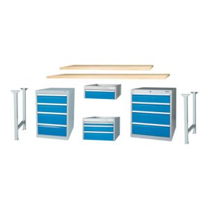 Bedrunka+Hirth Schubladenschrank T736 R 24-24 mit 4 Schubladen 2×150 mm, 2×200 mm Bedrunka+Hirth Schubladenschrank T736 R 24-24 mit 4 Schubladen 2×150 mm, 2×200 mm