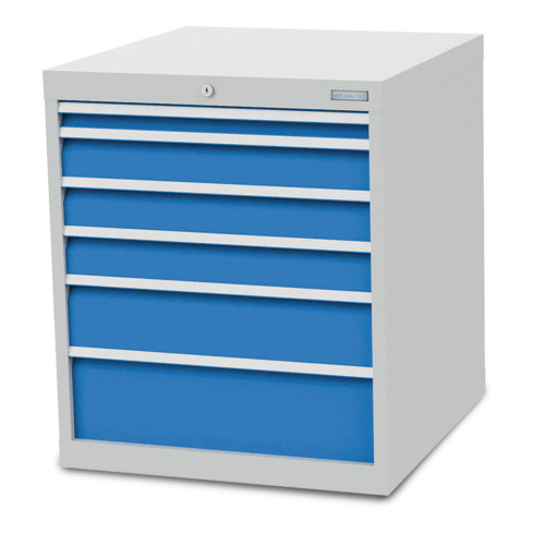 Bedrunka+Hirth Schubladenschrank T736 R 24-24 mit 6 Schubladen 1x50 3x100 1x150 1x200 mm