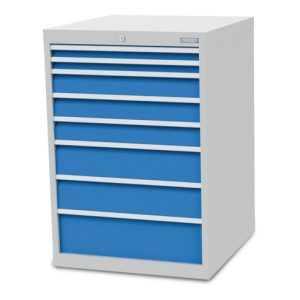 Bedrunka+Hirth Schubladenschrank T736 R 24-24 mit 8 Schubladen 2×50 3×100 2×150 1×200 mm Bedrunka+Hirth Schubladenschrank T736 R 24-24 mit 8 Schubladen 2×50 3×100 2×150 1×200 mm