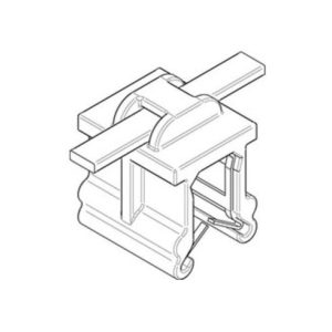 Befestigungsbinder m. Edgeclip PA66HS schwarz 4,6 x 200 O-Q S Befestigungsbinder m. Edgeclip PA66HS schwarz 4,6 x 200 O-Q S