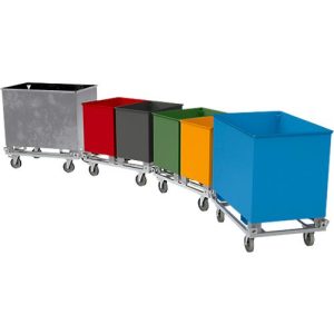 Behälter für Routenzüge Typ C 80, für Feststoffe, 3-fach stapelbar, Inhalt 0,8 m³, bis 1000 kg, verzinkt Behälter für Routenzüge Typ C 80, für Feststoffe, 3-fach stapelbar, Inhalt 0,8 m³, bis 1000 kg, verzinkt