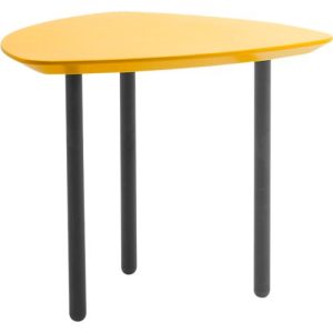 Beistelltisch Leyform EOS, Stahlrohrfüsse, MDF Tischplatte, B 550 x T 510 x H 460 mm, ginstergelb Beistelltisch Leyform EOS, Stahlrohrfüsse, MDF Tischplatte, B 550 x T 510 x H 460 mm, ginstergelb