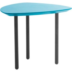 Beistelltisch Leyform EOS, Stahlrohrfüsse, MDF Tischplatte, B 550 x T 510 x H 460 mm, pastellblau Beistelltisch Leyform EOS, Stahlrohrfüsse, MDF Tischplatte, B 550 x T 510 x H 460 mm, pastellblau