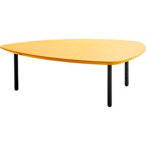 Beistelltisch Leyform EOS, Stahlrohrfüsse, MDF Tischplatte, B 980 x T 910 x H 310 mm, ginstergelb Beistelltisch Leyform EOS, Stahlrohrfüsse, MDF Tischplatte, B 980 x T 910 x H 310 mm, ginstergelb