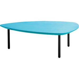 Beistelltisch Leyform EOS, Stahlrohrfüsse, MDF Tischplatte, B 980 x T 910 x H 310 mm, pastellblau Beistelltisch Leyform EOS, Stahlrohrfüsse, MDF Tischplatte, B 980 x T 910 x H 310 mm, pastellblau