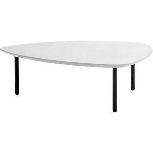 Beistelltisch Leyform EOS, Stahlrohrfüsse, MDF Tischplatte,B 980 x T 910 x H 310 mm, weiß Beistelltisch Leyform EOS, Stahlrohrfüsse, MDF Tischplatte,B 980 x T 910 x H 310 mm, weiß