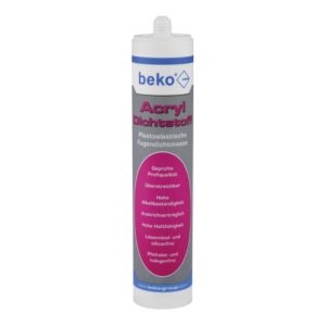 Beko Acryl-Dichtstoff 310ml ws 230300 Beko Acryl-Dichtstoff 310ml ws 230300