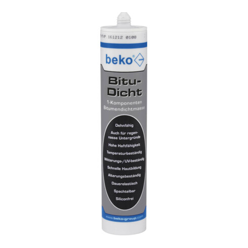 Beko Bitumendichtmasse 310ml schwarz 236310