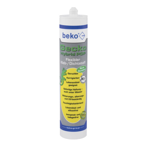 Beko Gecko Kleb-/Dichtstoff 310ml HybridPOP grau 2453103