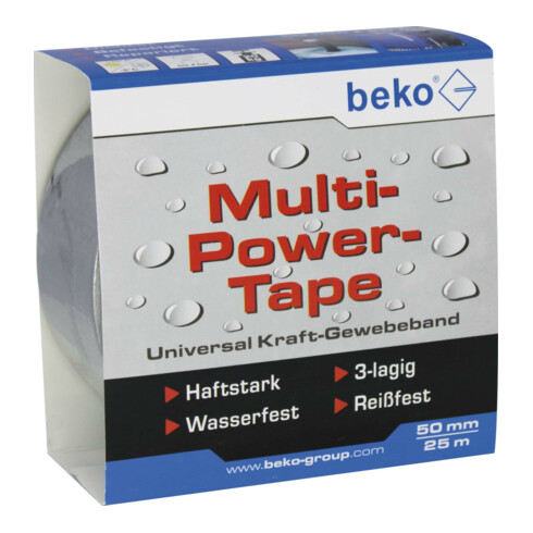 Beko Multi-Power-Tape 50mm x 25m silber 262205251