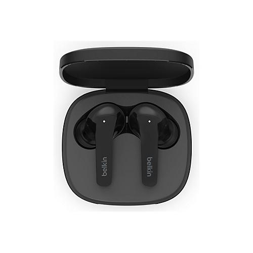 Belkin SoundForm Flow - True Wireless-Kopfhörer mit Mikrofon - im Ohr - Bluetooth - aktive Rauschunterdrückung - Schwarz
