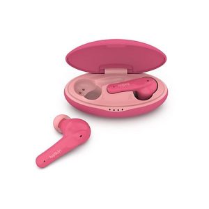 Belkin SoundForm Nano for Kids – True Wireless-Kopfhörer mit Mikrofon – im Ohr – Bluetooth – pink Belkin SoundForm Nano for Kids – True Wireless-Kopfhörer mit Mikrofon – im Ohr – Bluetooth – pink