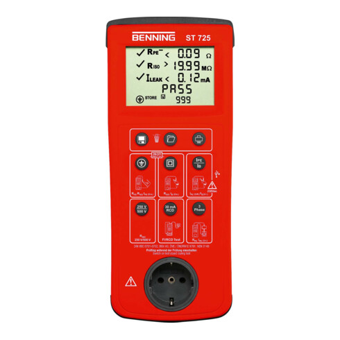 Benning Gerätetester Batterie-u.Netzbetr. BENNING ST 725