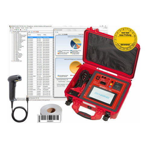 Benning Gerätetester Prüfgerät BENNING ST 755+ Set