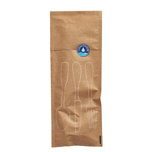 Besteckbeutel Papstar, 250 Stk., mit Selbstklebeverschluss, Aufreißperforation, B 100 x H 260 mm, Papier, natur Besteckbeutel Papstar, 250 Stk., mit Selbstklebeverschluss, Aufreißperforation, B 100 x H 260 mm, Papier, natur