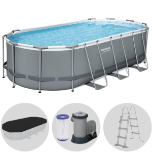 Bestway Power Steel 56710DE – 549x274x122 cm – Frame Pool, oval Bestway Power Steel 56710DE – 549x274x122 cm – Frame Pool, oval