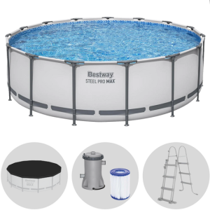 Bestway Steel Pro Max 56438DE – Ø457×122 cm – Rundpool Bestway Steel Pro Max 56438DE – Ø457×122 cm – Rundpool