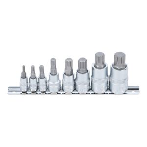 BGS Bit-Einsatz-Satz Innenvielzahn (für XZN) M4 – M16 8-tlg.