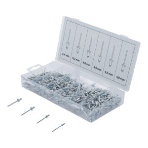 BGS Blindnieten-Sortiment Aluminium 2,4 – 4,8 mm 400-tlg.