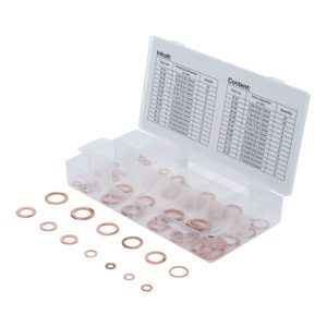 BGS Dichtring-Sortiment Kupfer metrisch für Öl-Ablassschrauben 75-tlg. BGS Dichtring-Sortiment Kupfer metrisch für Öl-Ablassschrauben 75-tlg.