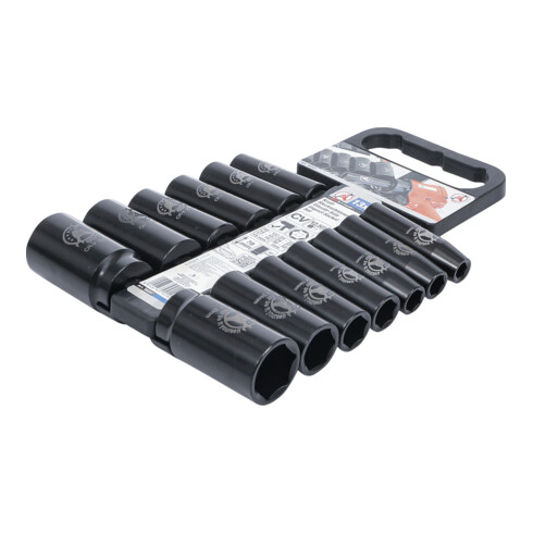 BGS Do it yourself Kraft-Steckschlüssel-Einsatz-Satz Antrieb 12,5 mm SW 10 - 32 mm 13-tlg.