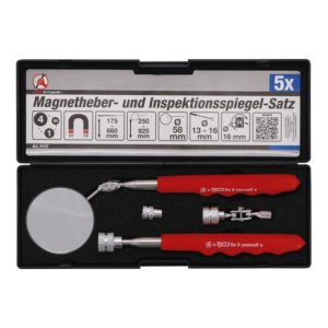 BGS Do it yourself Magnetheber- und Inspektionsspiegel-Satz 4 teilig BGS Do it yourself Magnetheber- und Inspektionsspiegel-Satz 4 teilig