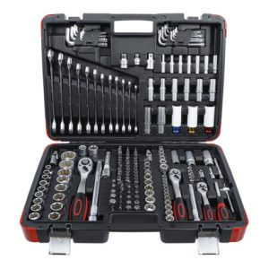 BGS Do it yourself Steckschlüssel-Satz Antrieb 6,3 mm / 10 mm / 12,5 mm 176-tlg.