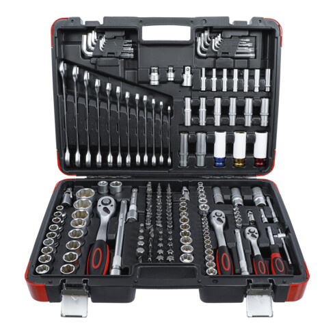 BGS Do it yourself Steckschlüssel-Satz Antrieb 6,3 mm / 10 mm / 12,5 mm 176-tlg.