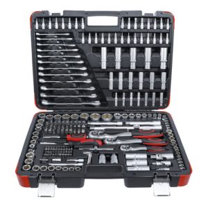 BGS Do it yourself Steckschlüssel-Satz Antrieb 6,3 mm / 10 mm / 12,5 mm 216-tlg.