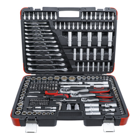 BGS Do it yourself Steckschlüssel-Satz Antrieb 6,3 mm / 10 mm / 12,5 mm 216-tlg.