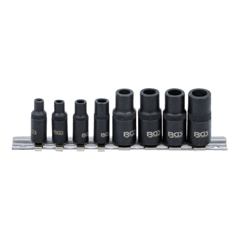 BGS Gewindebohrer-Aufnahme-Satz 6,3 mm (1/4 Zoll) / 10 mm (3/8 Zoll), 8-tlg.