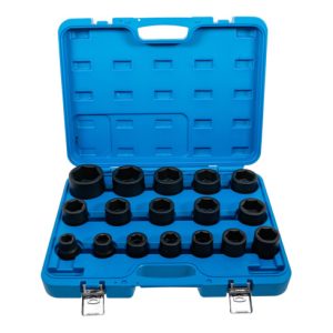 BGS Kraft-Steckschlüssel-Einsatz-Satz Antrieb Innenvierkant 20 mm SW 19 – 55 mm 17-tlg. BGS Kraft-Steckschlüssel-Einsatz-Satz Antrieb Innenvierkant 20 mm SW 19 – 55 mm 17-tlg.