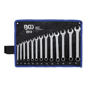 BGS Maul-Ringschlüssel-Satz Maulseite mit Ratschenfunktion SW 8 – 21 mm 13 teilig BGS Maul-Ringschlüssel-Satz Maulseite mit Ratschenfunktion SW 8 – 21 mm 13 teilig