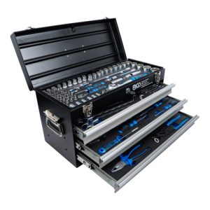 BGS Metall-Werkzeugkoffer 3 Schubladen mit 143 Werkzeugen BGS Metall-Werkzeugkoffer 3 Schubladen mit 143 Werkzeugen